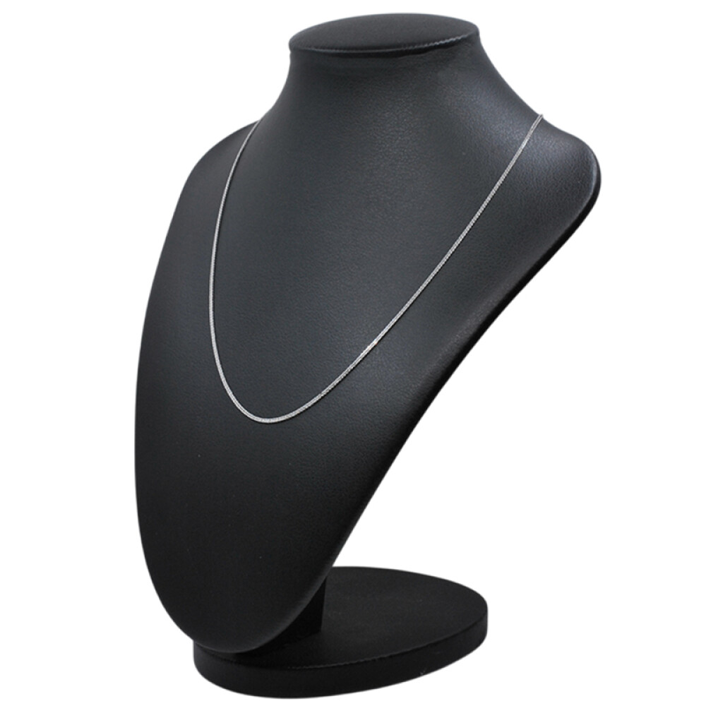 Cadena en oro blanco 18k eslabon espiga Cadena en oro blanco 18k eslabon espiga