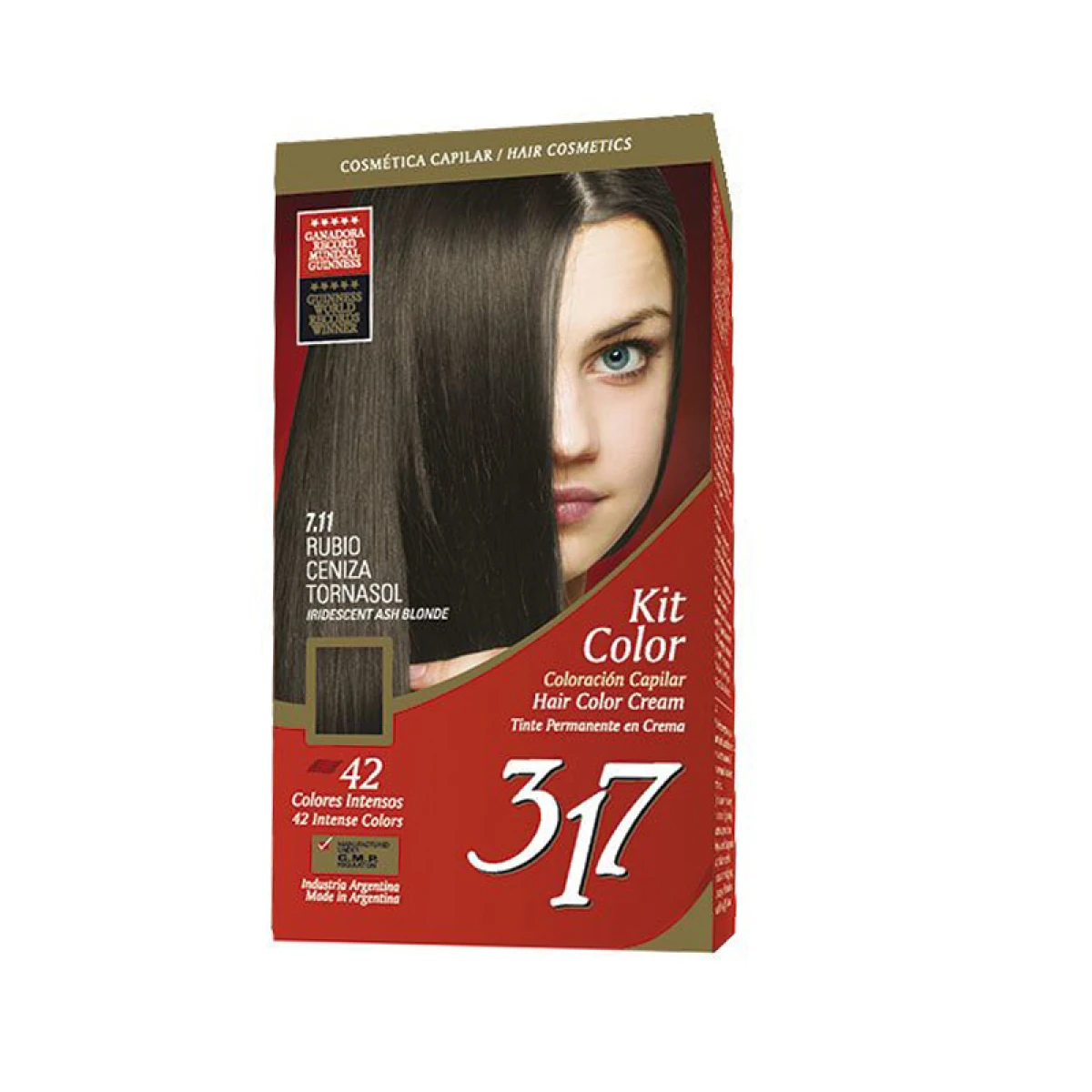 Tinta COLOR KIT - Rubio ceniza tornasol 7.11 
