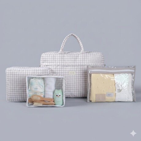 Set Valija para el Parto Vichy Gris