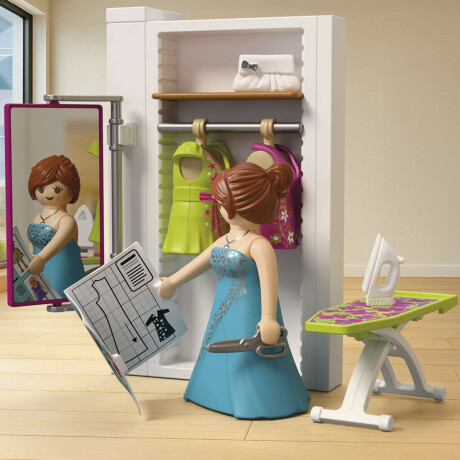 Diseñadora De Moda Con Tienda Playmobil 64 Piezas