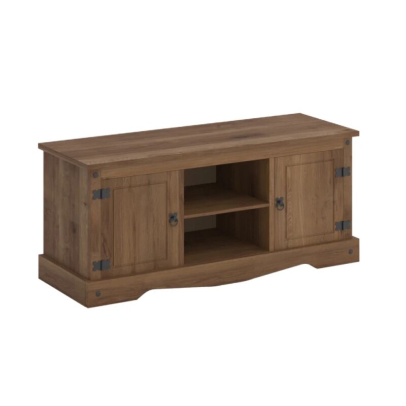 Rack 2 puertas 1 Estante 160cm Nogal Linea Mexicana Rack 2 puertas 1 Estante 160cm Nogal Linea Mexicana