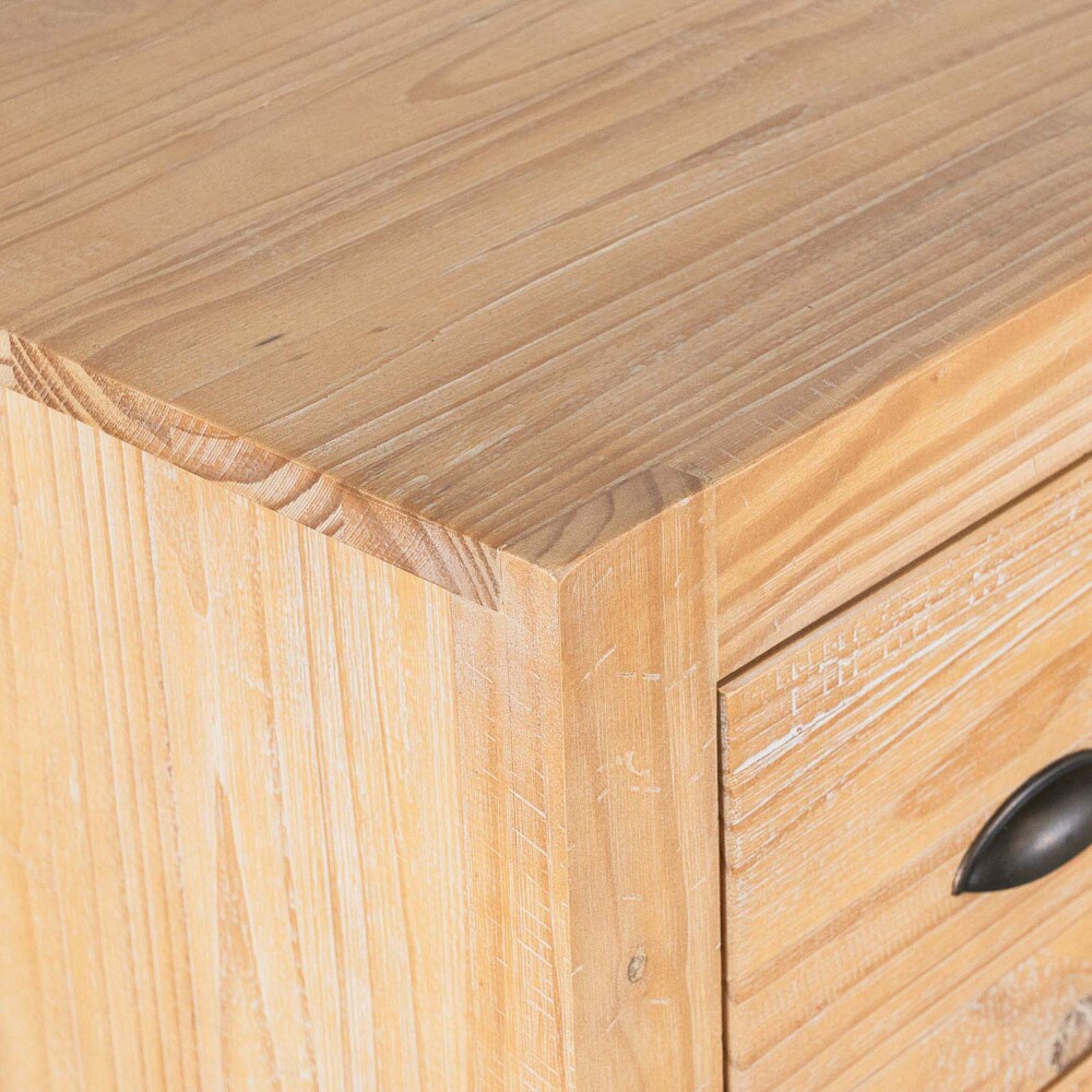 CÓMODA CAJONERA MADERA NATURAL-BEIGE MONTAUK