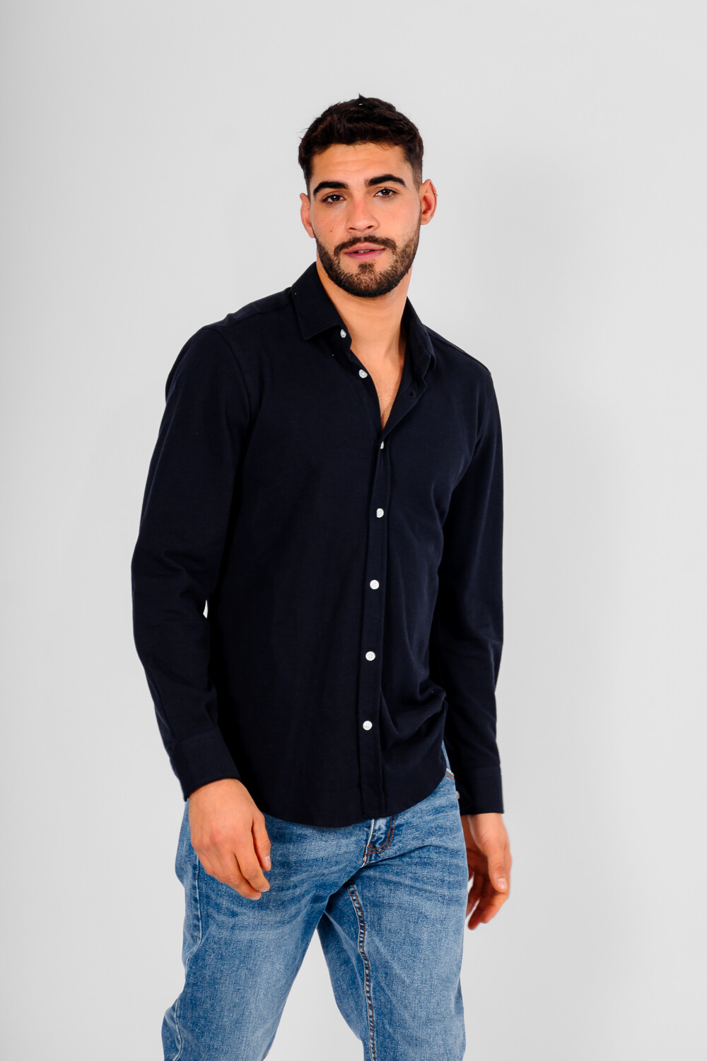 Camisa Fau Azul Marino
