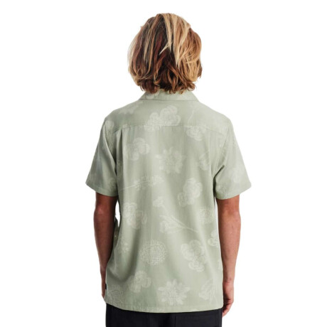 Camisa Roark Gonzo Ss Woven Verde
