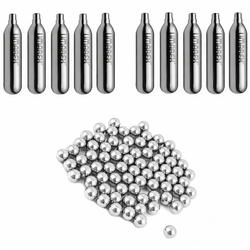 Balines De Acero 4,5mm 1500 Unidades + 10 Garrafa Co2 Umarex Balines De Acero 4,5mm 1500 Unidades + 10 Garrafa Co2 Umarex