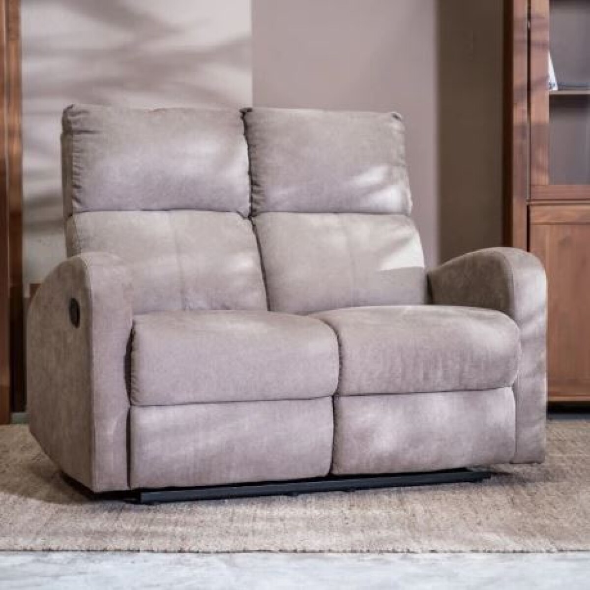 Sillón Reclinable Taos 2 Cuerpos Beige 