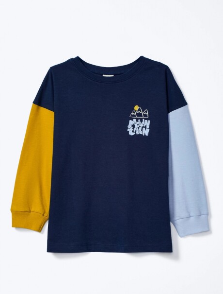 CAMISETA MANGA LARGA MULTICOLOR