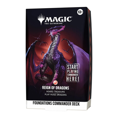 Magic Foundations Commander Deck - Reign Of Dragons Magic Foundations Commander Deck - Reign Of Dragons