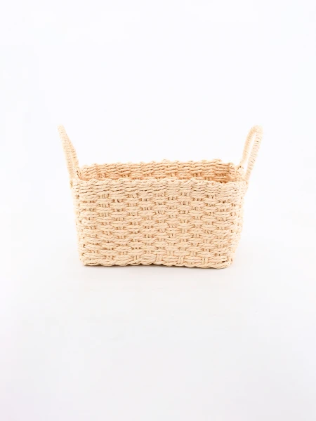 CESTO ORGANIZADOR BEIGE