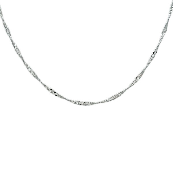 Cadena Singapur-Plata 925-Sin Piedra-CD3016 sinpiedra