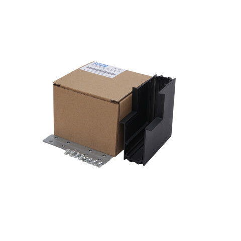 Conector L vertical p/riel magnetico embutir ZU0516