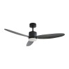 Ventilador de Techo Practic Life FS50233 con Luz LED y Control Remoto Negro