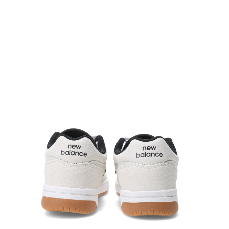 Championes de Hombre New Balance Skate Patin 480 Blanco - Negro