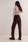 RISK TAKER CORD STRAIGHT Marron