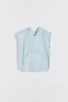 PONCHO TOWEL BEACH Celeste