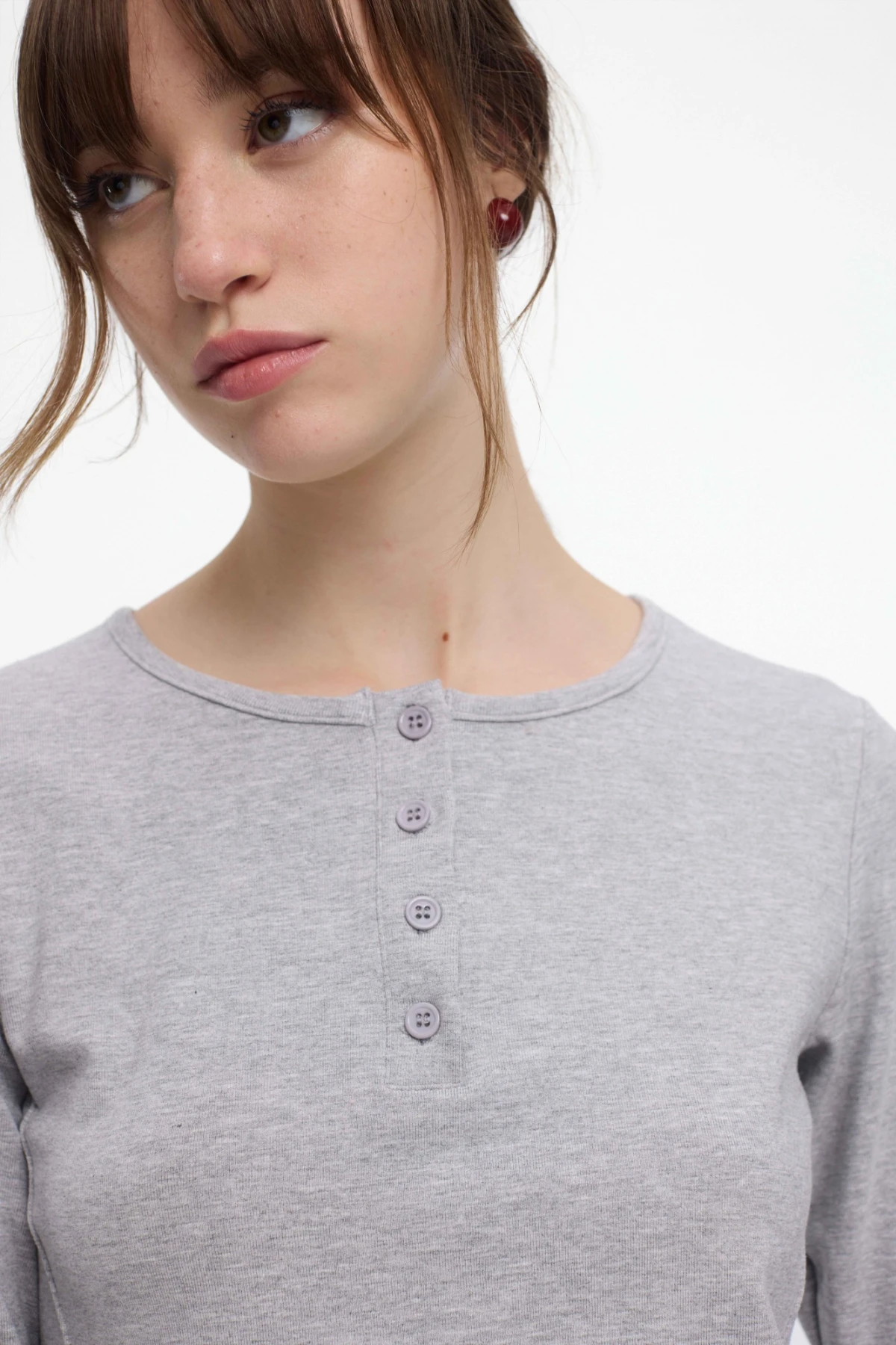 Remera Claus Gris Melange