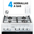 Cocina A Gas James C-550 Tks Bl COCINA JAMES C550 TKS BLANCA 5550