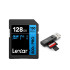 Memoria Sdxc Lexar 800x Pro 128gb Blue Series TARJETA SD LEXAR PRO 800X 128GB BLUE