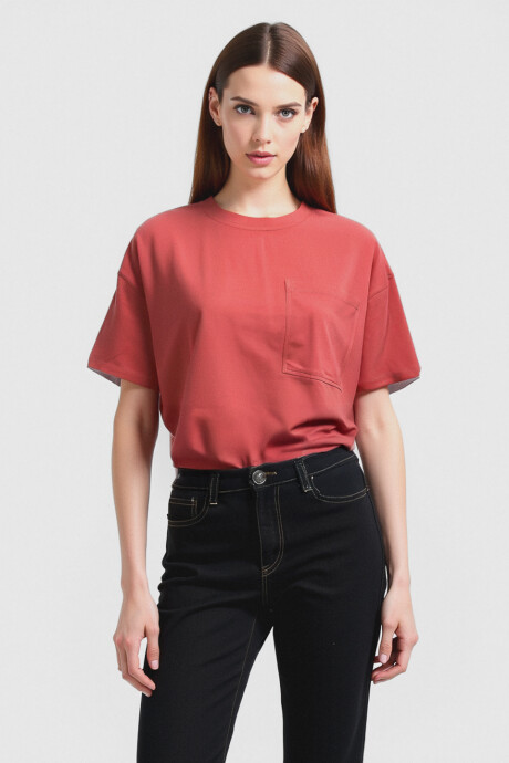 Remera Junipera Coral