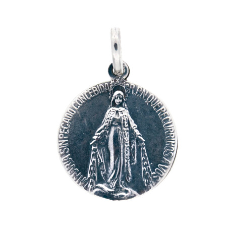 Medalla religiosa de plata 925, VIRGEN MILAGROSA. Medalla religiosa de plata 925, VIRGEN MILAGROSA.
