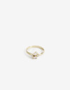 Anillos Chicos Cubic zirconia Anillo Chico Cubic Y Opal Dorado - Dorado