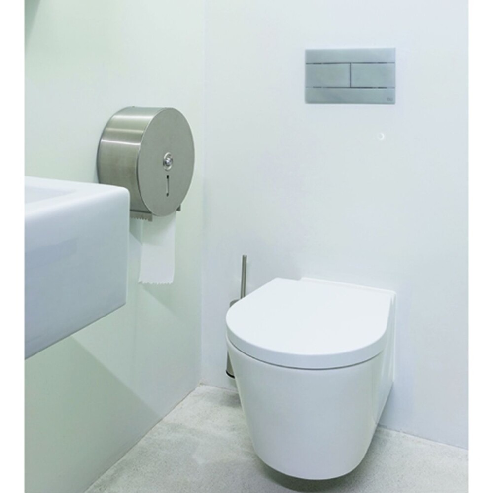 Placa pulsadora Oli Slim cromada para cisterna embutir Placa Pulsadora Oli Slim Cromada Para Cisterna Embutir