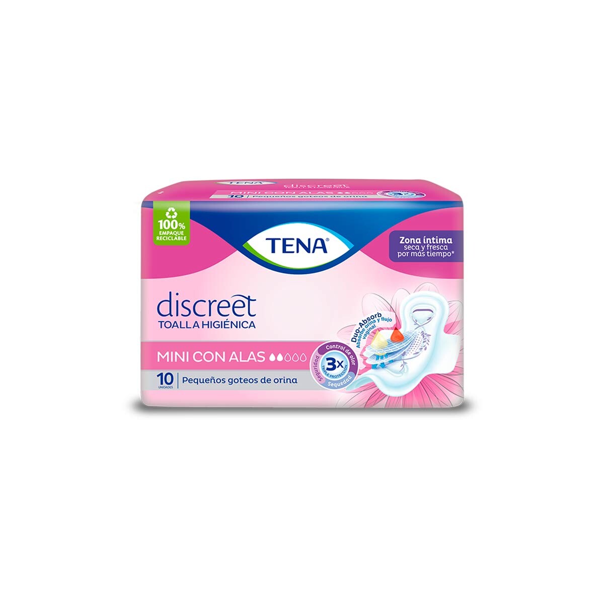 TENA MUJER TOALLA P/ INCONTINENCIA MINI 