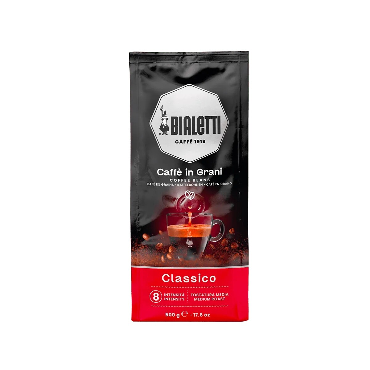 Café En Grano Bialetti Clásico 500 grs. 