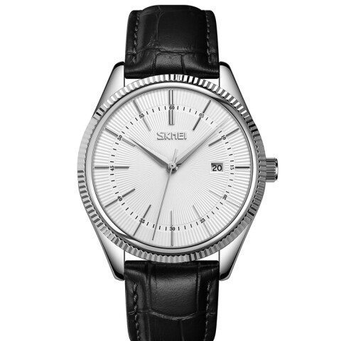 Reloj clásico para hombre Skmei 9298SISIBK color plateado con esfera plateada Reloj Clásico Para Hombre Skmei 9298sisibk Color Plateado Con Esfera Plateada