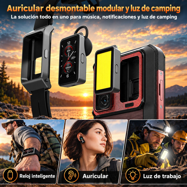 Celular De Trabajo Oukitel Resistente Wp300 5g 36(12+24)gb 512gb 16000mah CEL OUKITEL WP300 5G 12/512GB NEGRO