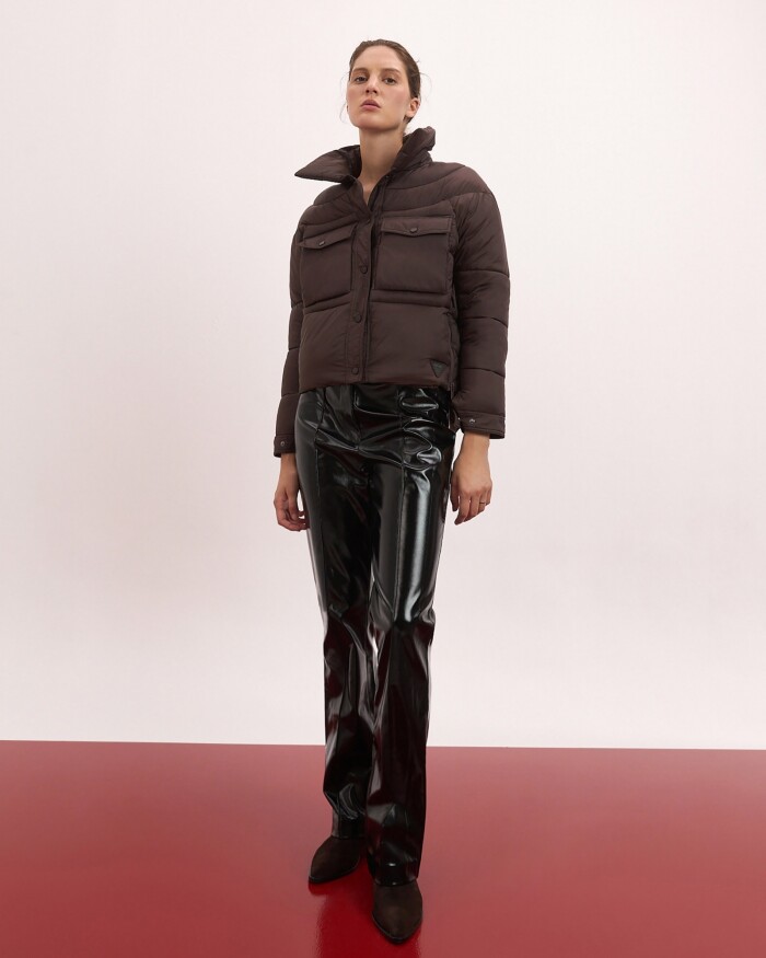 Puffer Greta Marron
