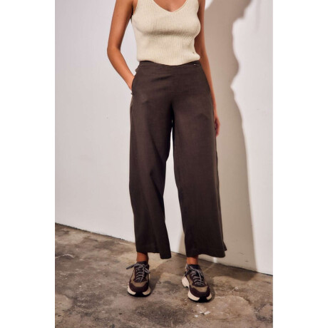 Pantalón Lino Oliva