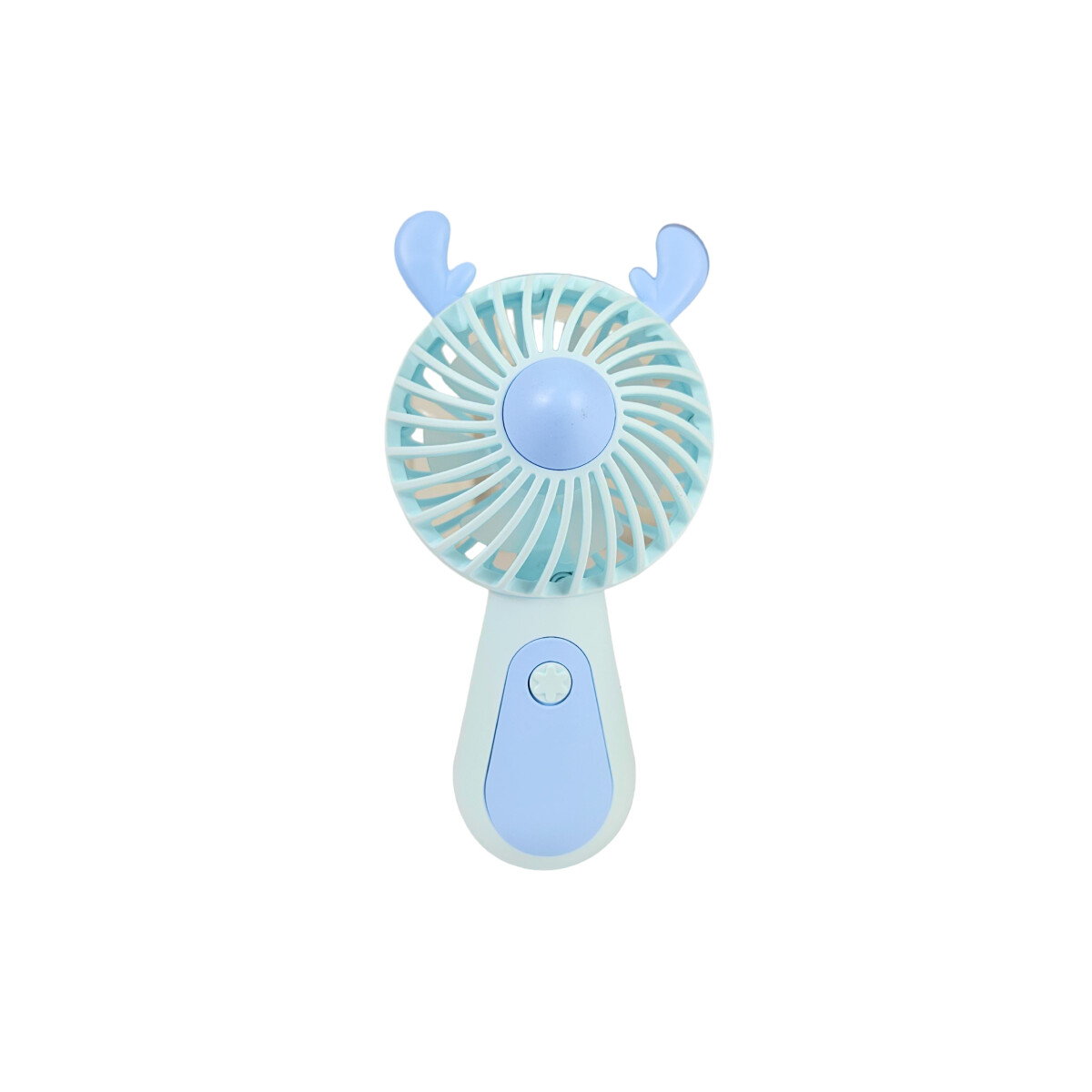 Ventilador de mano con orejitas - Celeste 