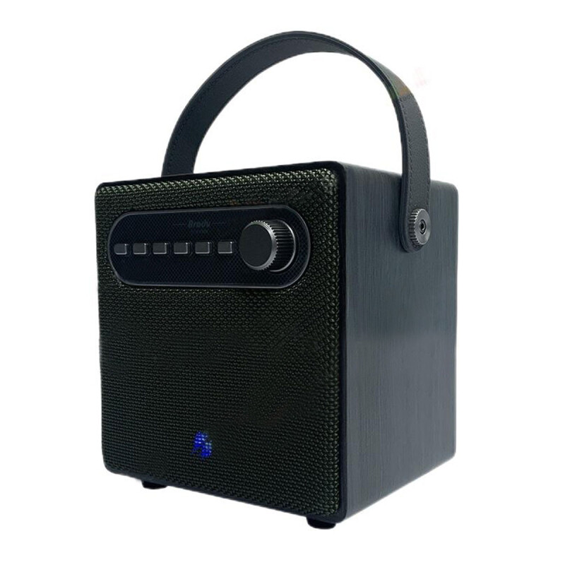 Parlante portátil bluetooth BTS-1866 3" karaoke con microfono negro Parlante portátil bluetooth BTS-1866 3" karaoke con microfono negro