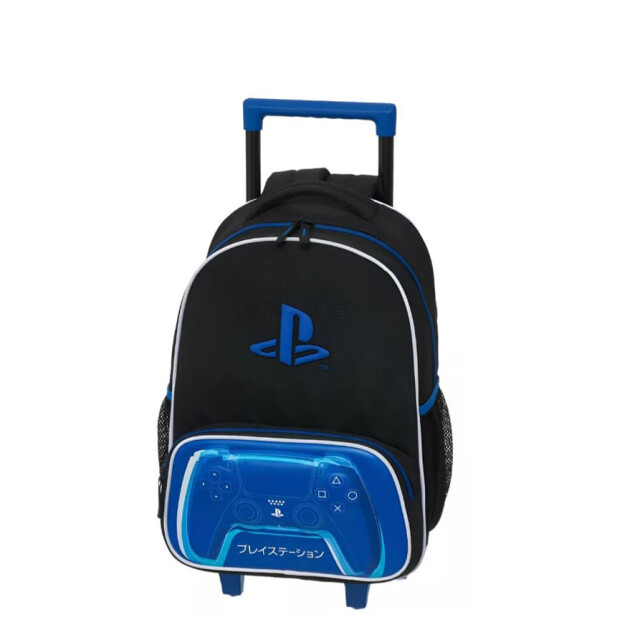 Mochila Play Station c/ Carro Negro - Azul