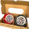 SET BOWLS X2 ROJO Y NEGRO