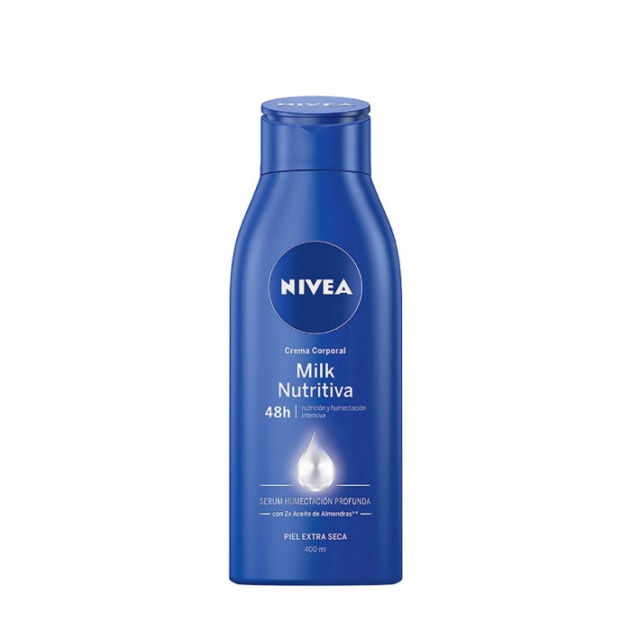 NIVEA BODY MILK NUTRITIVA FR. X 400 ML. única