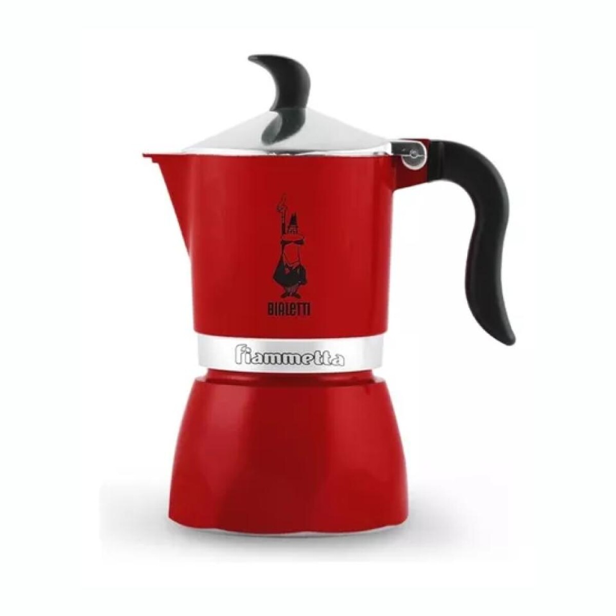 Cafetera Italiana BIALETTI Fiametta 3 Tazas Roja 