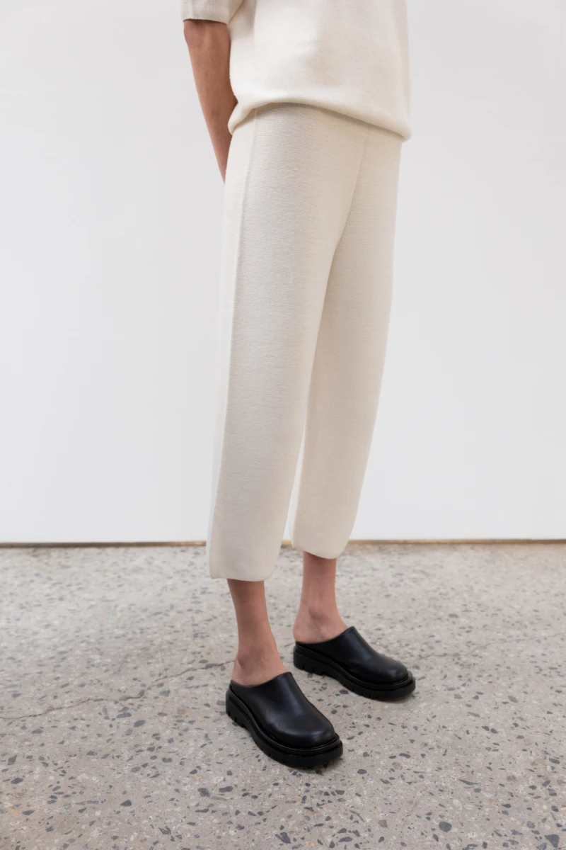 PANTALON WIDE LEG Beige