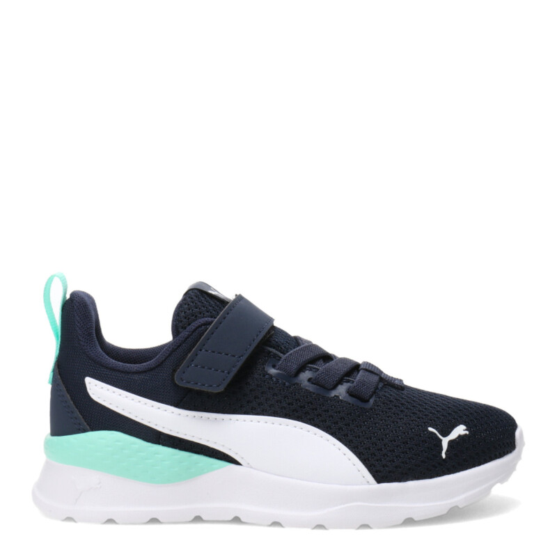 Championes Infantiles Puma Anzarun Lite Kids Azul Marino - Blanco - Verde
