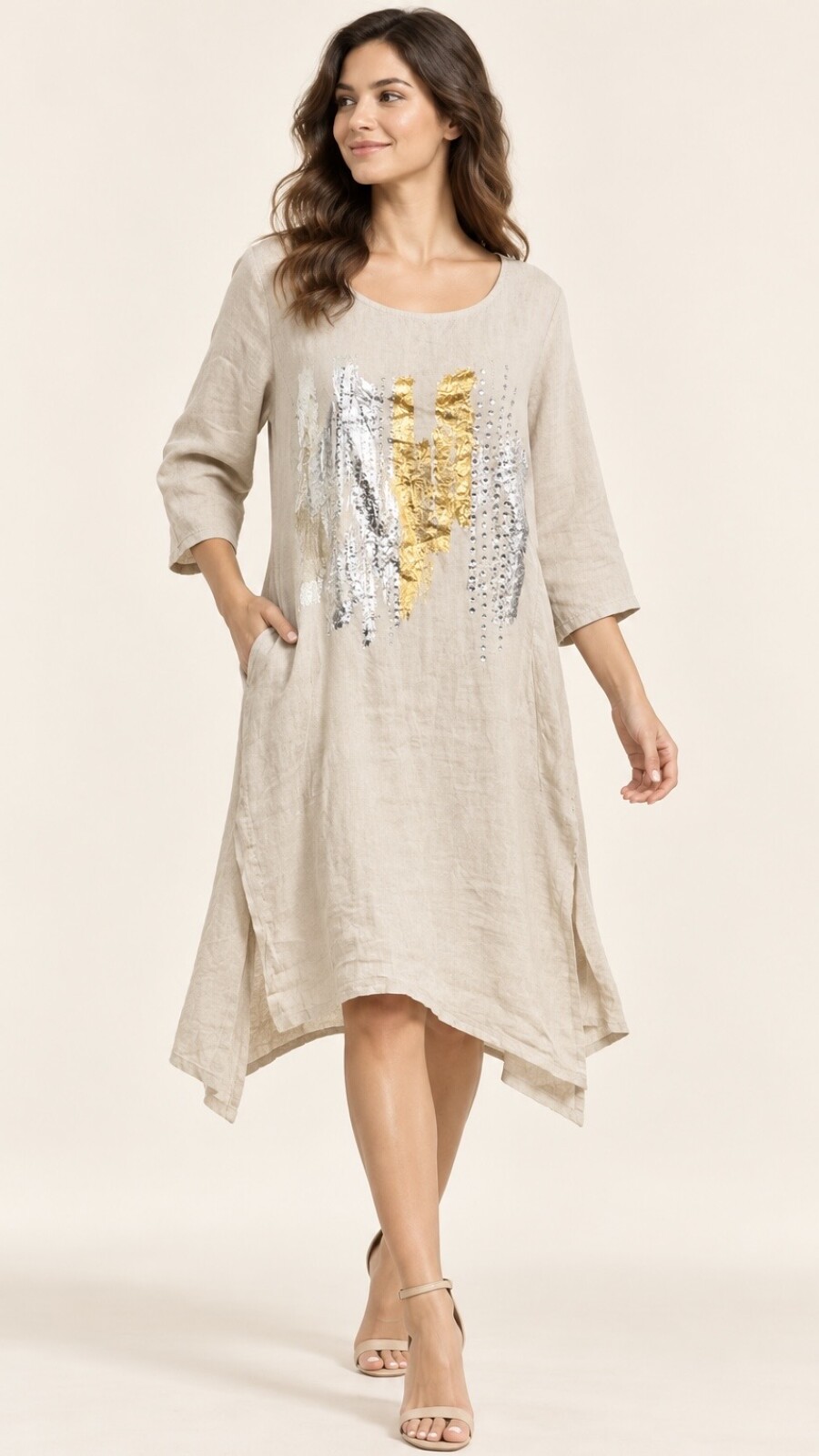 VESTIDO MILA Beige