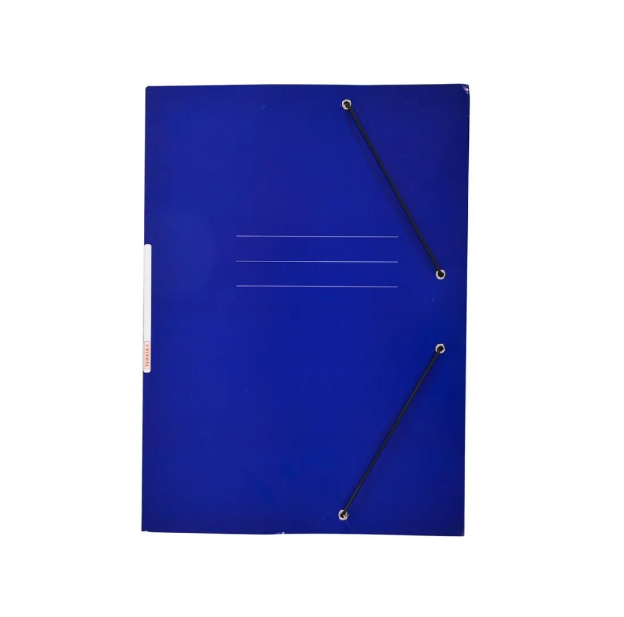 Carpeta Con Elástico Oficio Teoría+ Plastificada Azul 