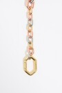 COLLAR CADENA Y PERLAS Oro
