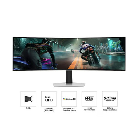 Monitor para juegos Odyssey OLED G9 G91SD DQHD de 144 Hz y 49" Monitor para juegos Odyssey OLED G9 G91SD DQHD de 144 Hz y 49"