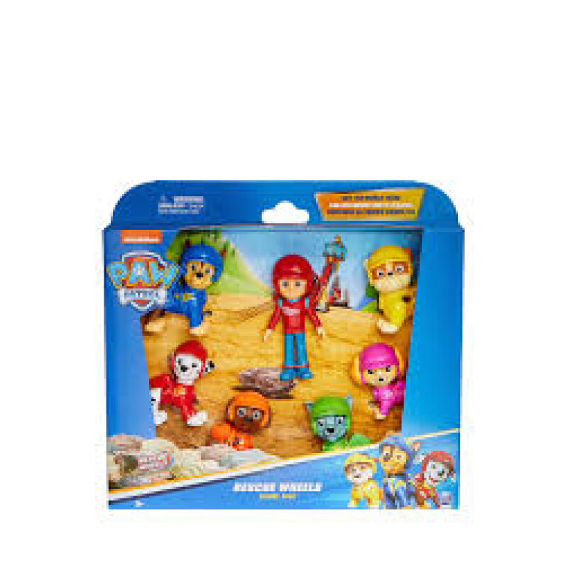 Paquete de regalo con figuras de Paw Patrol Rescue Wheels Paquete de regalo con figuras de Paw Patrol Rescue Wheels