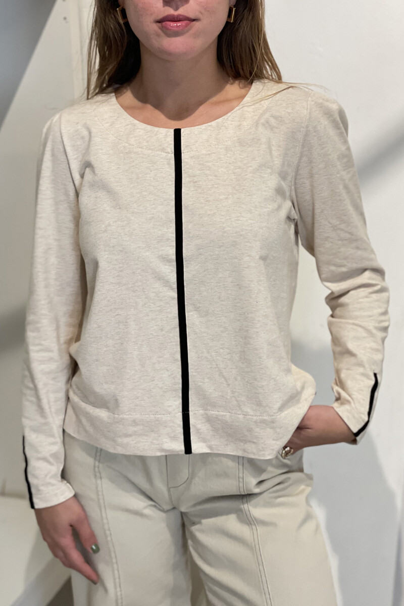 Remera soft Beige