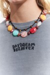 Remera washed bordada daydream gris