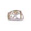 Anillo Ojo de Ra-Plata y Oro-Sin Piedra-AN5771 sinpiedra
