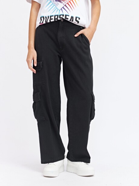 PANTALON SAGE NEGRO