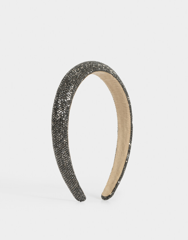 Vinchas Rígidas Con strass Vincha Rígida - Plateado Hematite